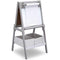 DELTA CHILDREN MYSIZE KIDS DOUBLE-SIDED STORAGE EASEL TE87600GN-026 - GREY - Like New