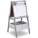 DELTA CHILDREN MYSIZE KIDS DOUBLE-SIDED STORAGE EASEL - Scratch & Dent