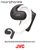 JVC NEAR PHONES OPEN EAR TRUE WIRELESS HEADPHONES 16MM DRIVERS - HANP35TW- BLACK - Like New
