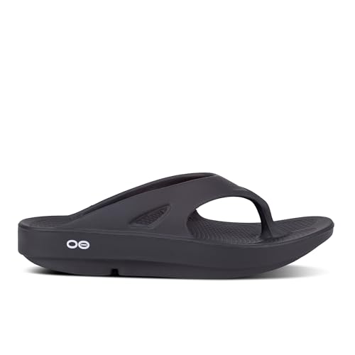OOFOS OORIGINAL RECOVERY SANDAL - SIZE: MEN 11 WOMEN 13 (EU M44 W44) - BLACK - Like New