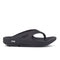 OOFOS OORIGINAL RECOVERY SANDALS MENS SIZE 10 WOMENS 12 BLACK - Like New