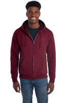 GENERIC NORTH POLE AND MORE, UNISEX FLEECE FULL-ZIP HOODIE - SIZE: 3XL - MAROON - Brand New
