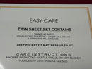 MILANO COLLECTION TWIN SHEET SET 1000 THREAD COUNT COTTON 3 PIECE - BURGUNDY - Like New