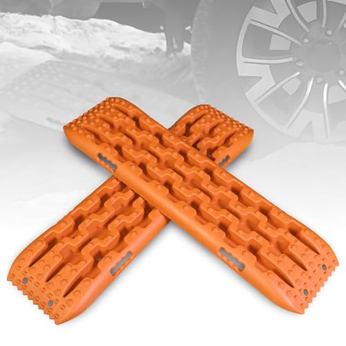 BIG RED 41" OFF-ROAD TRACTION BOARDS, RECOVERY TRACKS, TRACTION MAT - ORANGE - Like New