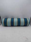 THRESHOLD STRIPED BOLSTER PILLOW GREEN BERRY STRIPE REMOVABLE COVER - Like New