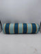 THRESHOLD STRIPED BOLSTER PILLOW GREEN BERRY STRIPE REMOVABLE COVER - Like New