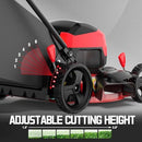 POWERSMART ELECTRIC CORDLESS LAWN MOWER 17" 40V BRUSHLESS PUSH - BLACK/RED - Like New