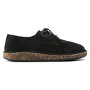 BIRKENSTOCK UNISEX GARY SUEDE LEATHER SHOES NARROW WIDTH - BLACK - 9N - Like New