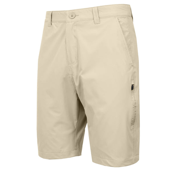 BLUE ROCK MEN’S 6-POCKET ALL MOTION STRETCH UTILITY SHORTS - SIZE: 34 - KHAKI - Brand New