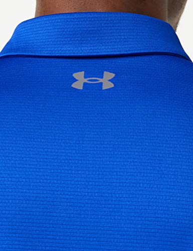 1289268 Under Armour Men's Tech Golf Polo Royal/Graphite 2XL - Brand New