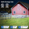CINOTON LED BARN LIGHT, DUSK TO DAWN OUTDOOR LIGHTING, 42W 4950LM 5000K - BLACK - Like New