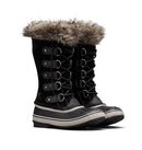 NL5203 SOREL WOMENS JOAN OF ARCTIC WATERPROOF BOOTS BLACK/QUARRY SIZE 9 - Like New