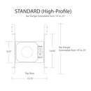 6 Inch LED Fire Rated Housing New Construction Recessed Can B07PJM4398 - 1 Pack - Brand New