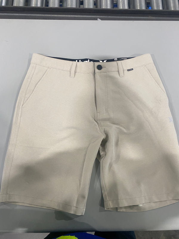 HURLEY MEN'S ALL TERRAIN HYBRID SHORT - SIZE: MEN 34 - KHAKI - Brand New