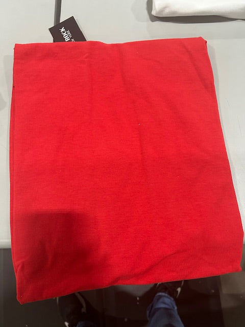 BLU ROCK RED LARGE SHORT SLEEVE T SHIRT - SIZE: MEN L - RED - Brand New
