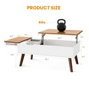 BIDISO LIFT TOP COFFEE TABLE, DINING, HKLC04A1A02 - WALNUT - OAK - Like New