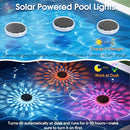 ENERGETIC SOLAR FLOATING POOL LIGHTS RGBW COLOR CHANGING 5 PACK - WHITE - Like New