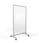 Ghent Acrylic Mobile Divider 38.5"x23.75"x74.19" CMD7438A - Clear - Brand New