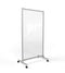 Ghent Acrylic Mobile Divider 38.5"x23.75"x74.19" CMD7438A - Clear - Brand New