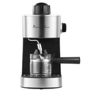 Professional Series 4-Cup Espresso Maker Milk Frother 4-Bar Boiler - Black - Like New