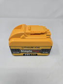 SIMPLE PLUS+ 60V MAX BATTERY REPLACE FOR DEWALT 20V/60V MAX - Scratch & Dent