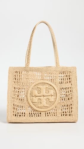 158040 TORY BURCH WOMEN'S ELLA HAND CROCHETED SMALL TOTE - NATURAL - Brand New