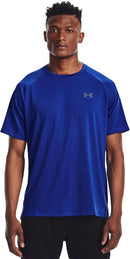 UNDER ARMOUR TECH 2.0 SHORT SLEEVE TEE - ROYAL/GRAPHITE - SIZE XL - Brand New
