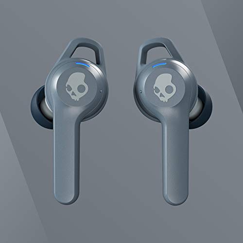SKULLCANDY INDY EVO IN-EAR WIRELESS EARBUDS, 30 HR BATTERY MICROPHONE - GLAY - Brand New