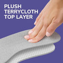 DR SCHOLL’S GO SOCKLESS INSOLATION WOMEN MEN SIZE 7-13MEN/5-10 WOMEN GRAY/WHITE - Like New