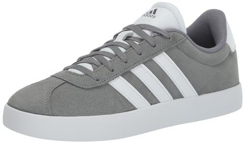 ADIDAS UNISEX-CHILD VL COURT 3.0 SIZE: YOUTH 13 - GRAY/WHITE - Like New