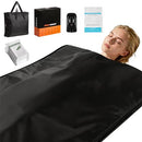 RRGFB SAUNA BLANKET PORTABLE, 86–158℉, 20–60 MIN TIMER, WATERPROOF - BLACK - Like New