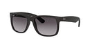 RAY-BAN UNISEX JUSTIN RECTANGULAR SUNGLASSES 55MM - RB4165 604/8G - 55S - Like New