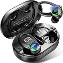 KUIZIL Headphones Bluetooth 5.3 Wireless ENC Noise Cancelling Mic C16 - Black - Like New