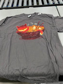PORT&COMPANY PORT AND COMPANY XL GRAY CAT IN RAMEN TSHIRT - GRAY - Like New