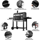 ROYAL GOURMET CD2030 CHARCOAL GRILL LARGE 30", OUTDOOR BARBEQUE - BLACK - Like New