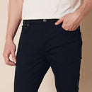 MGT55003 AMAZON ESSENTIALS MEN'S JEANS SKINNY FIT COMFORT STRETCH 34X32 BLACK - Like New