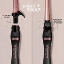 BEACHWAVER MULTI BARREL, PRO CERAMIC CURLING IRON - PINK ROSE GOLD - Like New
