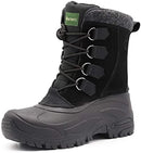 NORTHIKEE MEN’S WINTER BOOTS - SIZE: MEN 13 - BLACK - Like New