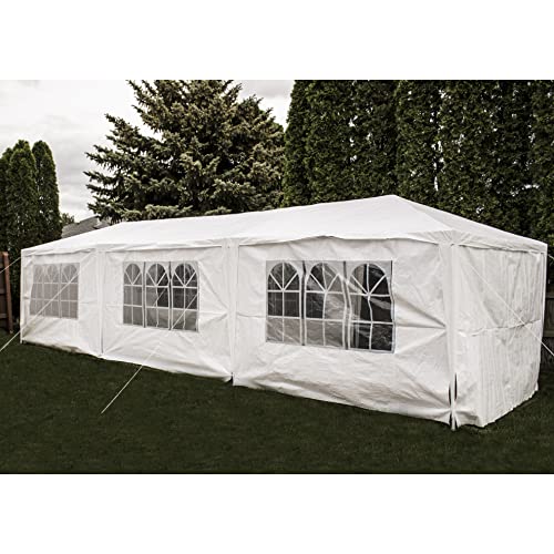Backyard Expressions Party Tent Canopy Tent 906776-WB - White - Like New