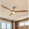 IHomeAdore CF315BS 72 Inch Large Ceiling Fan - Timber Gray - Like New