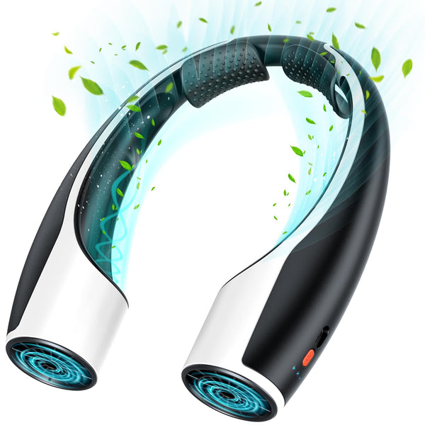 Rohent Portable Hands-Free Neck Fan - 4000mAh Battery, USB-C Rechargeable - Like New