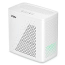 YIOU AIR PURIFIER ROOM UP TO 547 FT², H13 TRUE HEPA FILTER QUIET 20DB - WHITE - Like New