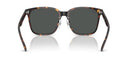 RAY-BAN RB2206D SQUARE SUNGLASSES - HAVANA/DARK GRAY - Like New