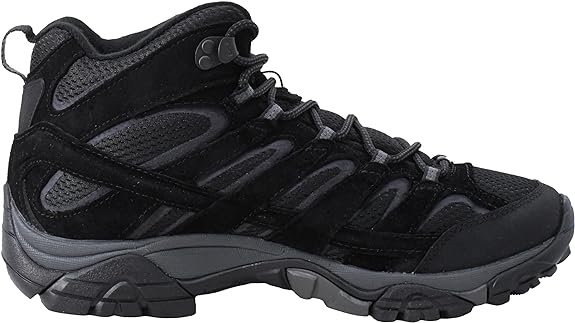 J06061 Merrell Men's Moab 2 MID GTX High Rise Hiking Boots Black/Black 10.5 - Like New