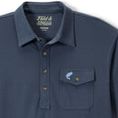 2038-3807-522 FIELD & STREAM MEN'S FLYING BIRDIE POLO NAVY BLUE 2XL NEW - Brand New