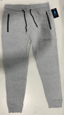 BLUE ICE UNISEX FLEECE JOGGER WITH WATERPROOF ZIP POCKETS - LARGE - HEATHER GRAY - Brand New