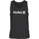 HURLEY MEN'S SOLID SLEEVELESS TANK TOP TEE T-SHIRT - SIZE: MEN L - BLACK - Brand New