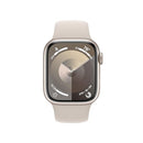 For Parts: APPLE WATCH 9 GPS CELLULAR 41MM ALUM STARLIGHT BAND- CANNOT BE REPAIRED CRACKED