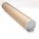 Packhorse Supplies Mailing Tubes with Caps 3" x 18" - 1-Pack KRAFT - Brand New