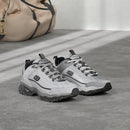 SKETCHERS MEN'S ENERGY AFTERBURN SNEAKERS - WHITE/NAVY - SIZE 9 - Like New